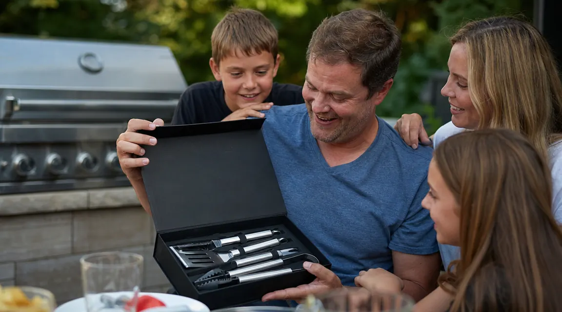 I Bought My Dad This $30 BBQ Set and He Has Not Stopped Talking About It